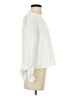 Zara Basic 100% Polyester Ivory Long Sleeve Blouse Size S - photo 4