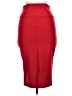 Noir Solid Red Formal Skirt Size M - photo 2