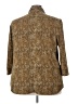Requirements Animal Print Brown 3/4 Sleeve Blouse Size 3X - photo 2