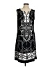 Unbranded Graphic Black Cocktail Dress Size S (estimated) - photo 1