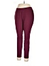 New Directions Solid Burgundy Active Pants Size 2X - photo 1
