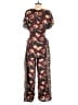 Cleobella Print Brown Jumpsuit Size S - photo 2