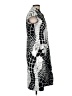 Metrostyle 100% Polyester Graphic Silver Cocktail Dress Size 8 - photo 4
