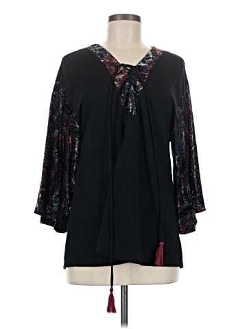 Mystree 3/4 Sleeve Blouse (view 1)