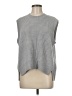 CeCe 100% Acrylic Gray Sweater Vest Size M - photo 1
