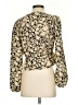 Levi's 100% Polyester Gold 3/4 Sleeve Blouse Size XS - photo 2