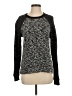 Lou & Grey Tweed Black Pullover Sweater Size S - photo 1