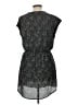 H&M 100% Polyester Stars Gray Black Casual Dress Size L (estimated) - photo 2