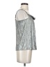 Left Coast by Dolan Silver Sleeveless Blouse Size S - photo 4