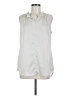 CAbi 100% Polyester Ivory Sleeveless Blouse Size M - photo 1