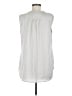 CAbi 100% Polyester Ivory Sleeveless Blouse Size M - photo 2