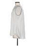 CAbi 100% Polyester Ivory Sleeveless Blouse Size M - photo 5