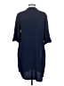 Lush Solid Blue Casual Dress Size S - photo 2