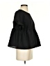 Shein 100% Cotton Black Short Sleeve Blouse Size S - photo 4