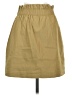 Express Solid Tan Casual Skirt Size 4 - photo 2