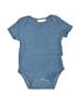 Rabbit Bear 100% Cotton Blue Short Sleeve Onesie Size 0-3 mo - photo 1