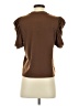 Unbranded 100% Polyester Brown Short Sleeve Top Size S - photo 2