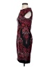 Wisp Paisley Burgundy Cocktail Dress Size 4 (petite) - photo 5