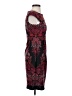 Wisp Paisley Burgundy Cocktail Dress Size 4 (petite) - photo 4
