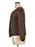 Perseption Concept Brown Long Sleeve Blouse Size XL - photo 5