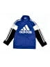 Adidas 100% Polyester Blue Track Jacket Size 6 - photo 1