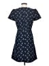 Ann Taylor LOFT Print Blue Casual Dress Size 4 - photo 2