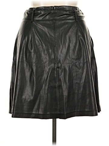 Banana Republic Factory Store Faux Leather Skirt (view 2)