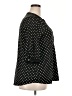 Papermoon Polka Dots Black 3/4 Sleeve Blouse Size 2X - photo 4