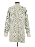 Evolution by Cyrus Animal Print Ivory Cardigan Size XS - photo 2