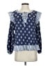 Vineyard Vines 100% Cotton Blue 3/4 Sleeve Blouse Size S - photo 1