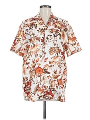 Shein Short Sleeve Button-Down Shirt (view 1)