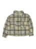 Vintage Havana Plaid Gray Jacket Size 10 - 12 - photo 1
