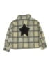Vintage Havana Plaid Gray Jacket Size 10 - 12 - photo 2