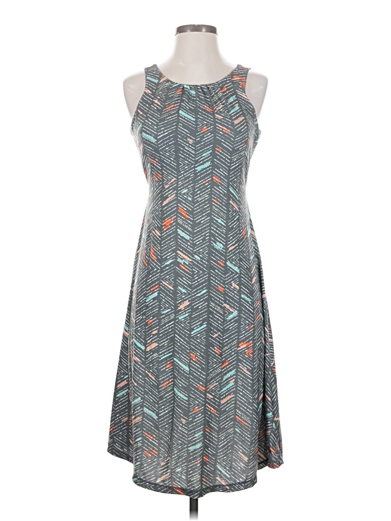 Pre-owned Prana Casual Dress In Gray