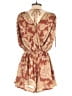 Dress Forum 100% Polyester Paisley Brown Romper Size S - photo 2