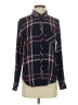 Rails 100% Rayon Plaid Black Long Sleeve Button-Down Shirt Size S - photo 1