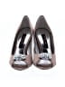 Nina Gray Tan Heels Size 5 - photo 2