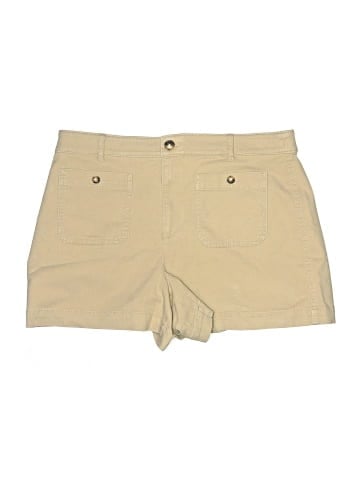 Ann Taylor LOFT Khaki Shorts (view 1)