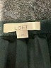 Ann Taylor LOFT 100% Polyester Metallic Black Green Formal Skirt Size 12 - photo 4