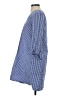 Wrapper Checkered-gingham Blue Casual Dress Size S - photo 5