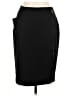 Assorted Brands 100% Wool Solid Black Wool Skirt Size 8 - photo 1