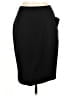 Assorted Brands 100% Wool Solid Black Wool Skirt Size 8 - photo 2