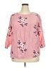 Kindred 100% Polyester Pink 3/4 Sleeve Blouse Size 2X - photo 1