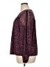 Belldini Purple Long Sleeve Blouse Size XL - photo 5