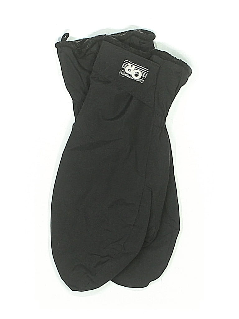 Pre-owned Assorted Brands Mittens In Black