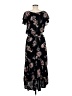 Old Navy Floral Black Casual Dress Size M - photo 2