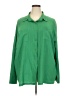 Ekouaer Green Long Sleeve Blouse Size XXL - photo 1