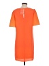 Gianni Bini 100% Polyester Solid Orange Casual Dress Size S - photo 2