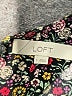 Ann Taylor LOFT 100% Viscose Floral Black Romper Size S - photo 4