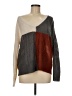 E&M Collection 100% Acrylic Color Block Gray Pullover Sweater Size M - photo 1